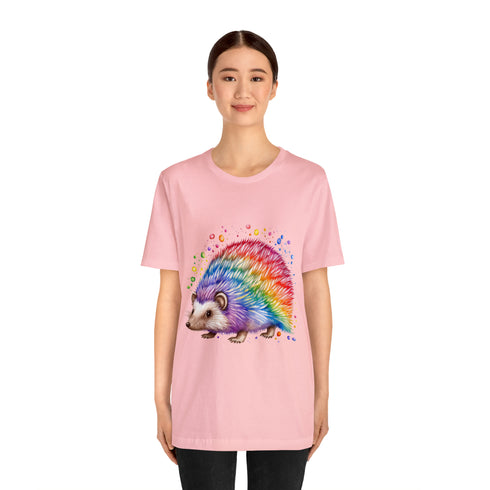Rainbow Hedgehog - Short Sleeve Tee